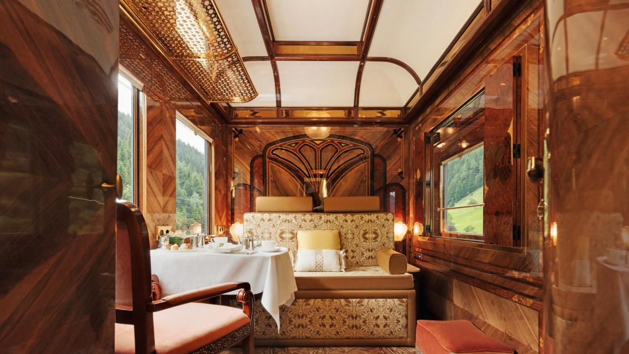 la foret is among eight newly added suites on the venice simplon orient express a belmond train