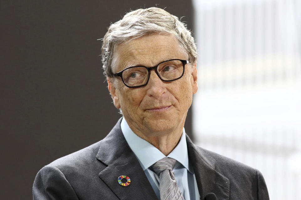 Photo by: PBG/AAD/STAR MAX/IPx 2021 2/16/21 Bill Gates says richest countries should only be eating 'synthetic' beef in order to curb climate change. STAR MAX File Photo: 9/20/17 Bill Gates at the Bill and Melinda Gates Foundation's Goalkeepers Conference 2017 at Jazz at Lincoln Center in New York City. (NYC)