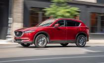 <p>We put 40,000 miles on our long-term <a href="https://www.caranddriver.com/mazda/cx-5" rel="nofollow noopener" target="_blank" data-ylk="slk:Mazda CX-5;elm:context_link;itc:0;sec:content-canvas" class="link ">Mazda CX-5</a> in under two years—40,000 trouble-free miles, we might add. The CX-5 is rated Good across all crash tests, with a Superior rating in vehicle-to-vehicle front crash prevention, and an Advanced rating for vehicle-to-pedestrian mitigation. NHTSA gave it a five-star rating as well. Standard safety tech includes automated emergency braking with pedestrian detection, lane-departure warning and lane-keeping assist, and adaptive cruise control. The bigger 10.3-inch infotainment touchscreen added for 2021 should help too, especially for Signature models with an improved 360-degree camera and rear automated emergency braking.</p><p><a class="link " href="https://www.caranddriver.com/mazda/cx-30" rel="nofollow noopener" target="_blank" data-ylk="slk:MORE CX-5 INFO;elm:context_link;itc:0;sec:content-canvas">MORE CX-5 INFO</a></p>