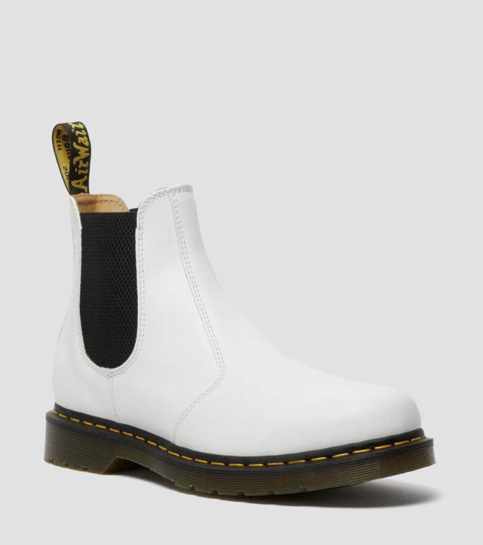 2976 Yellow Stitch Smooth Leather Chelsea Boots (Photo via Dr. Martens)