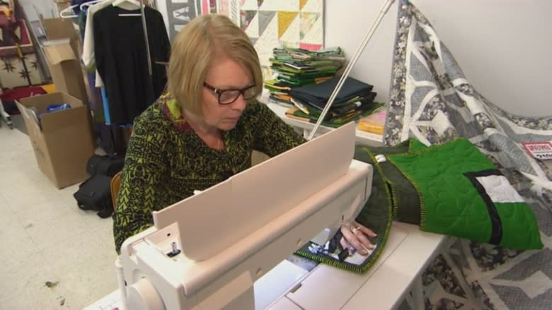 Quilts a way to 'give comfort' in Humboldt's dark times, says local business owner