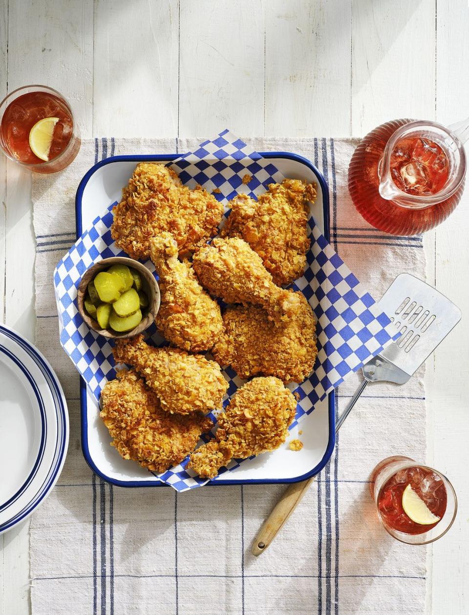 Cornflake-Crusted Baked Chicken