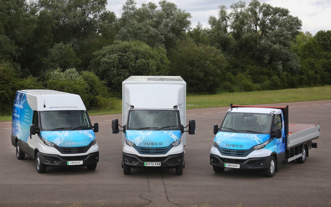 Iveco eDaily vans have been designed with battery swap technology