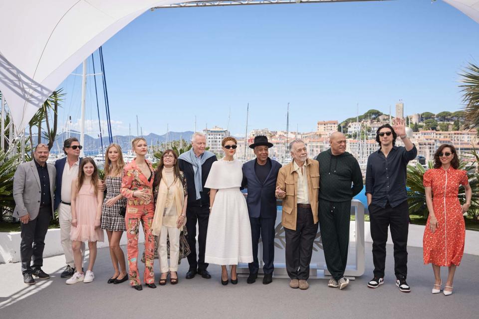 la famille et les acteurs de Francis Ford Coppola à Cannes