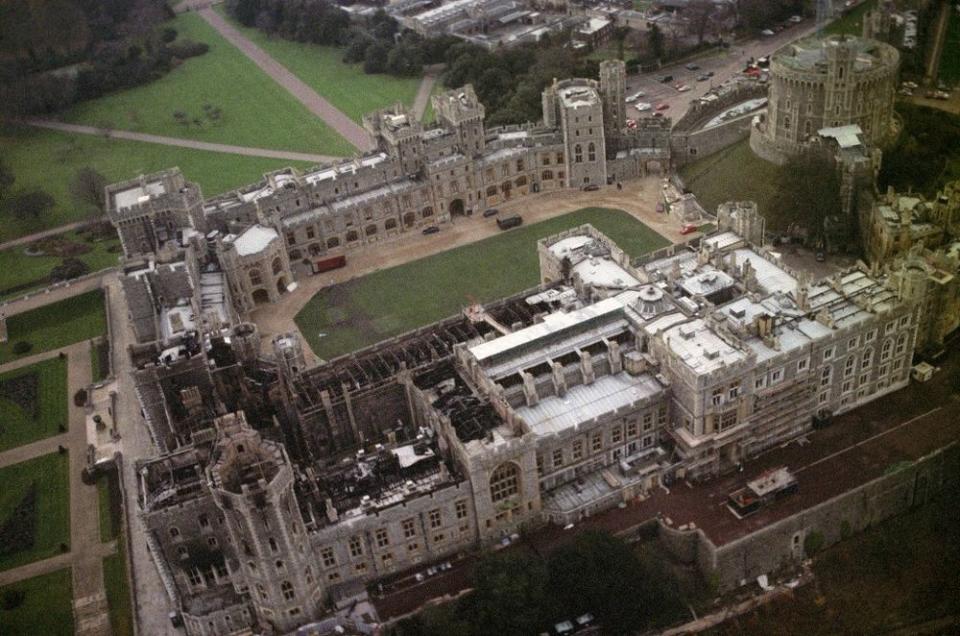 Windsor Castle fire 1992