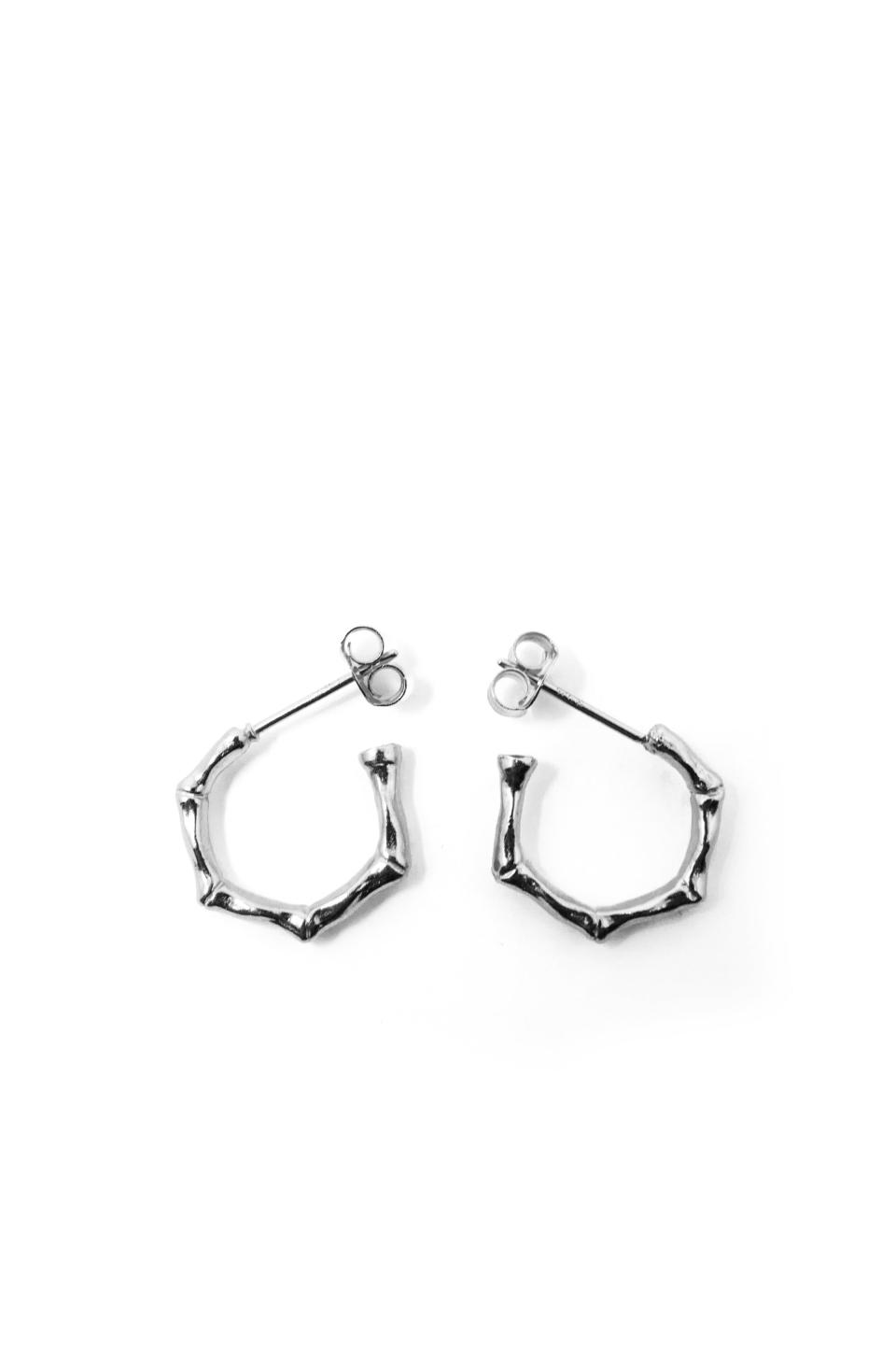 Omi Woods The Mini Bamboo Huggie Earrings