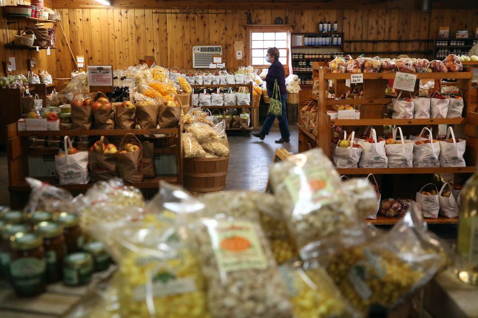 Visitors can shop year-round at Sage's Apples Orchard and Farm Market in Chardon.