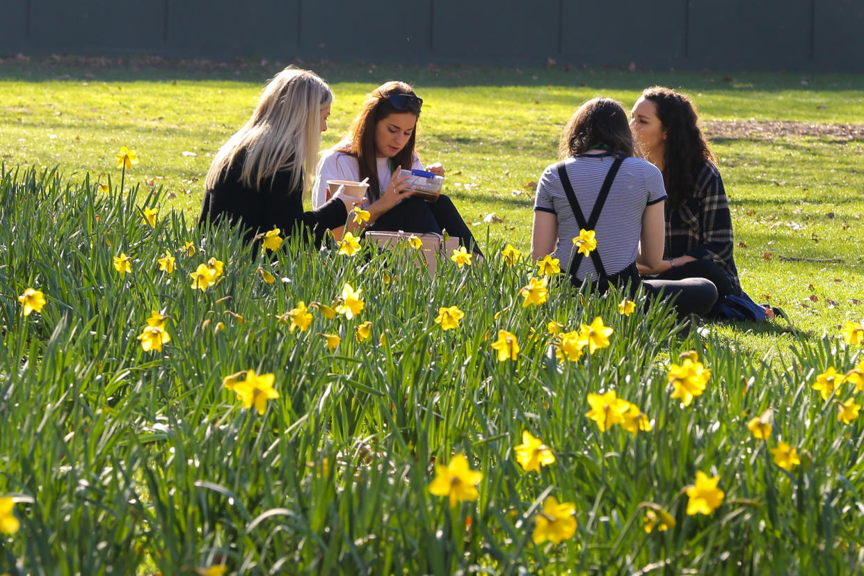 Britons can expect warmer spells nationwide later this week (PA)