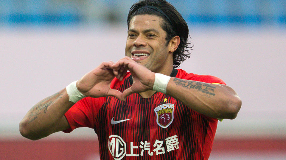 Hulk, pictured here in action for Shanghai SIPG.