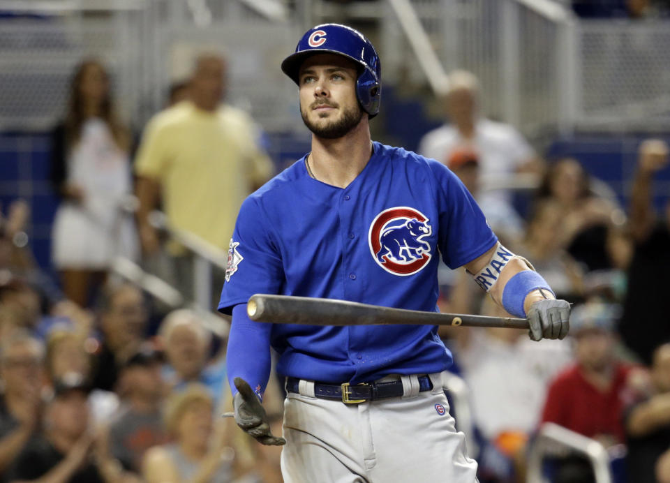 Kris Bryant not happy about service time manipulation.