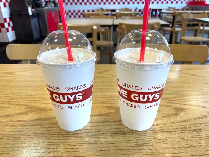 Five Guys Oreo Cookie and Bacon Milkshakes