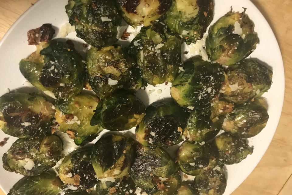 Smashed Brussels Sprouts