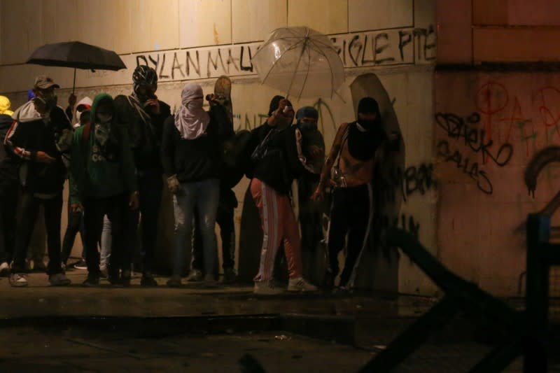 Protest against the government of Colombia's President Ivan Duque, in Bogota