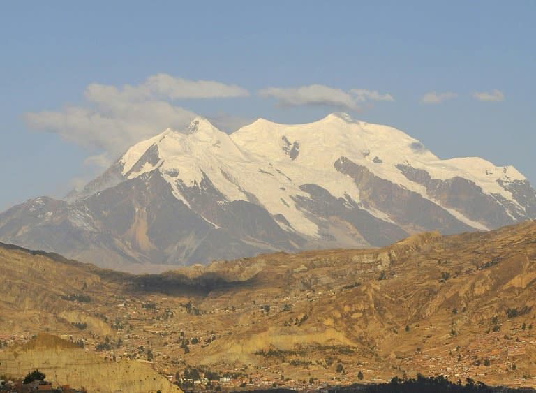 The international ICE Memory project team drilled deep into the glacier on Mount Illimani to pull out two cylinders of ice packed with climate data