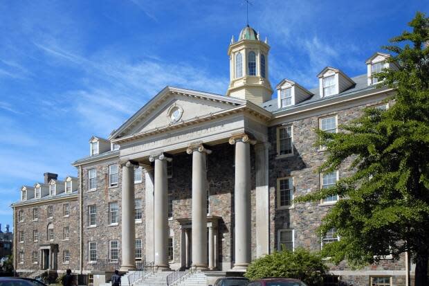 The  main campus building of the University of King's College in Halifax. (University of King's College Archives - image credit)