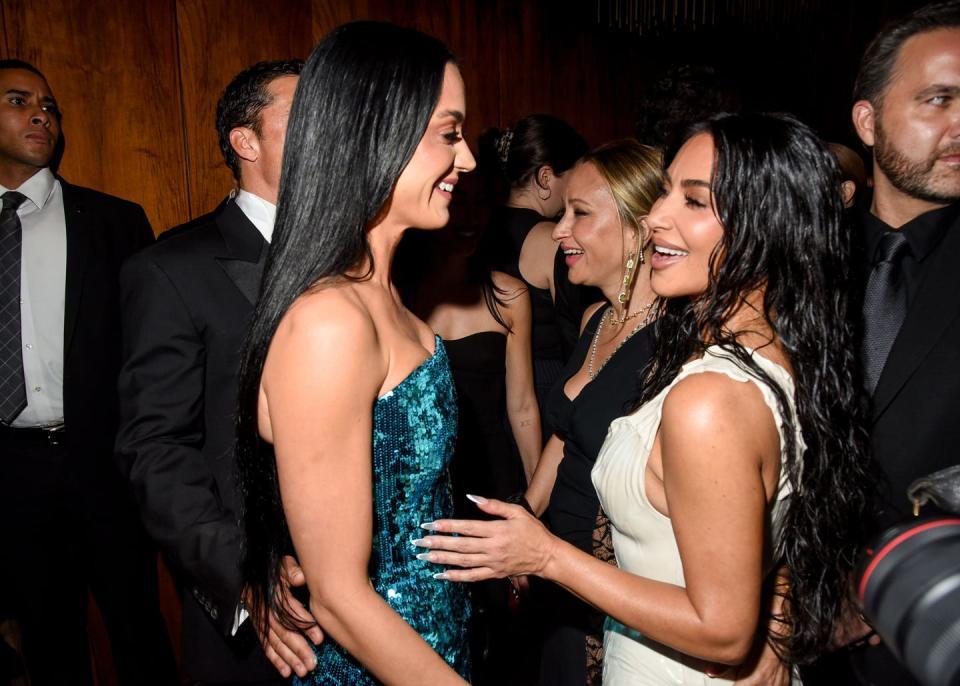 Kim Kardashian and Katy Perry