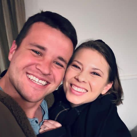 <p>Bindi Irwin/Instagram</p> Chandler Powell and Bindi Irwin