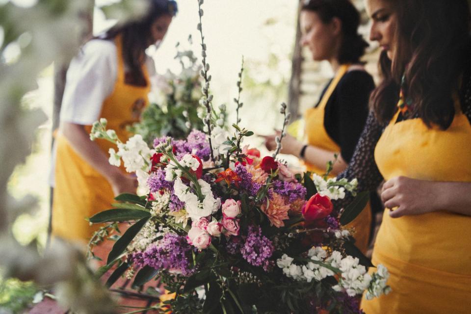 22) Take a flower arranging class.