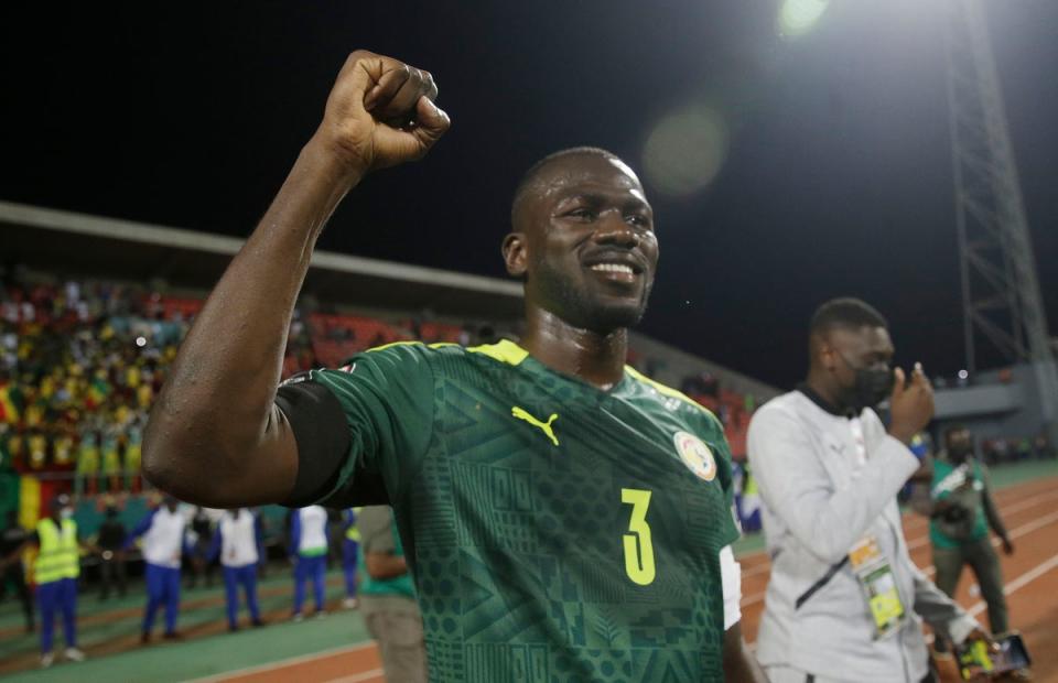 Kalidou Koulibaly missed games for Napoli while playing for Senegal at the AFCON (AP)