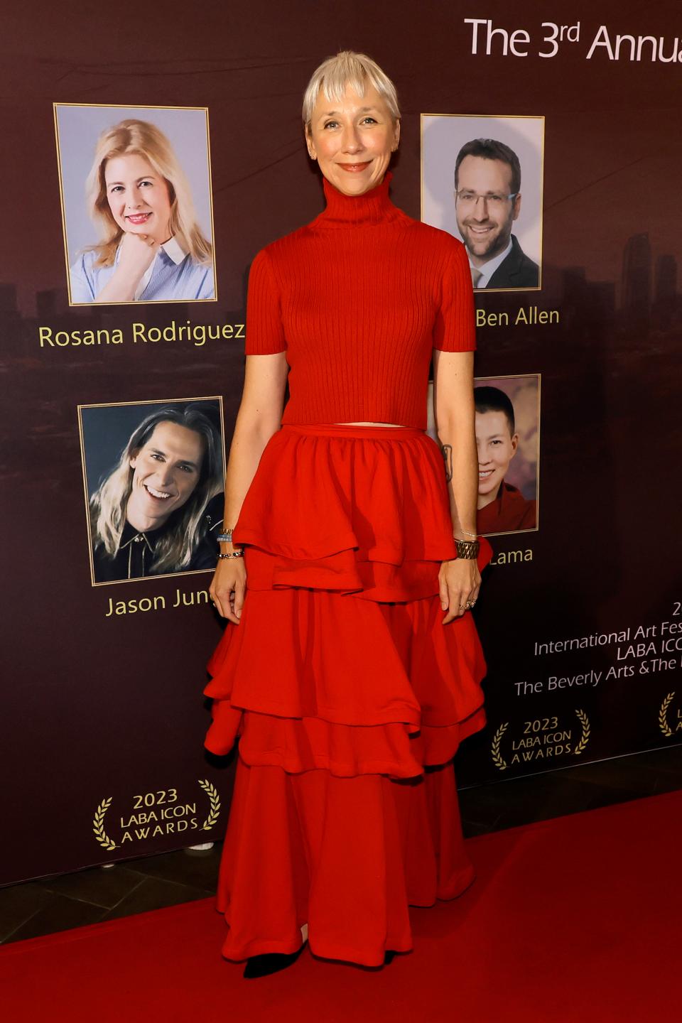 Alexandra Grant attends the third Los Angeles Beverly Arts Icon Awards in Los Angeles.