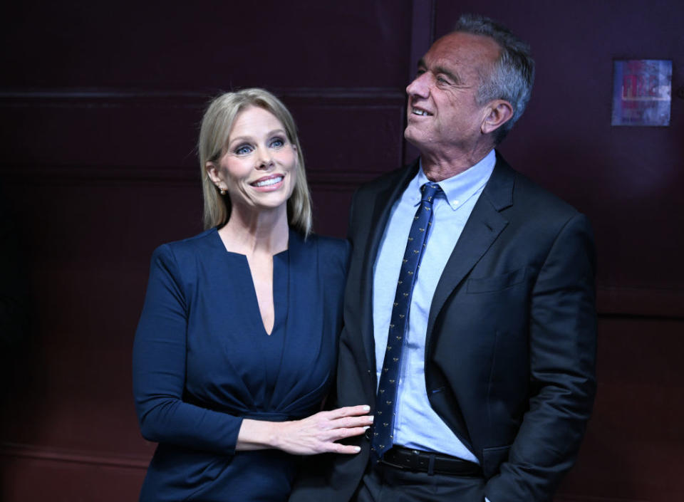 Robert F. Kennedy, Jr. and his wife actress Cheryl Hines.