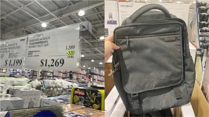 原PO在好市多購物時，疑似買到二手背包。（圖／翻攝自COSTCO好市多 商品消費心得分享區）