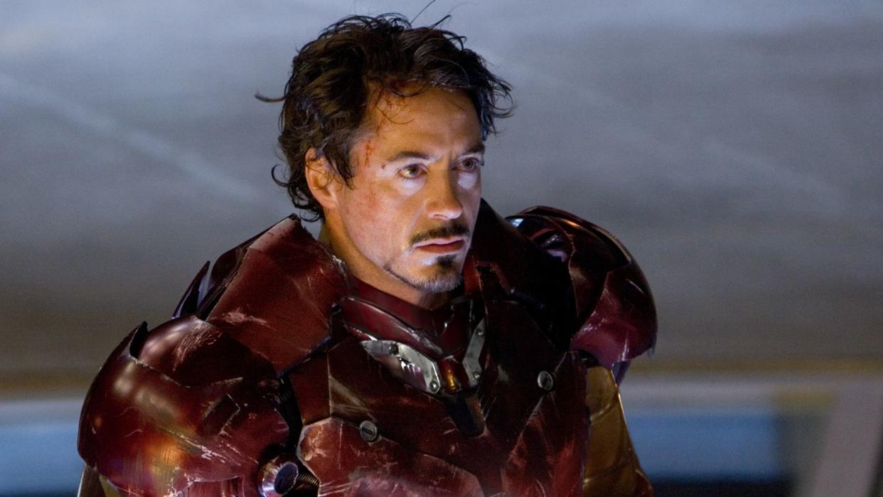  Robert Downey Jr. in Iron Man. 