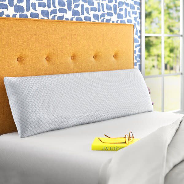 Wayfair Sleep™ Medium Comfort Cool Gel Memory Foam Standard Cooling Gel-Infused Body Pillow