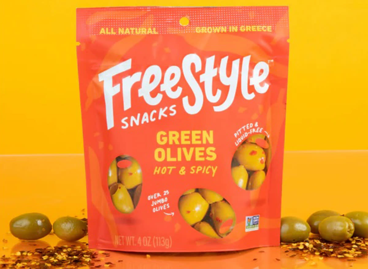 Free Style Green Olives Hot&Spicy