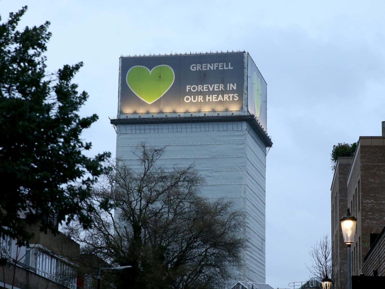 A general view of Grenfell Tower, where a severe fire killed 72 people in June 2017: Getty Images