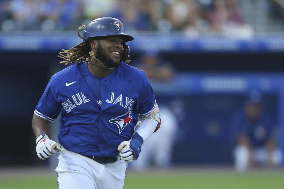 Vladimir Guerrero Jr.。（Photo by Joshua Bessex/Getty Images）