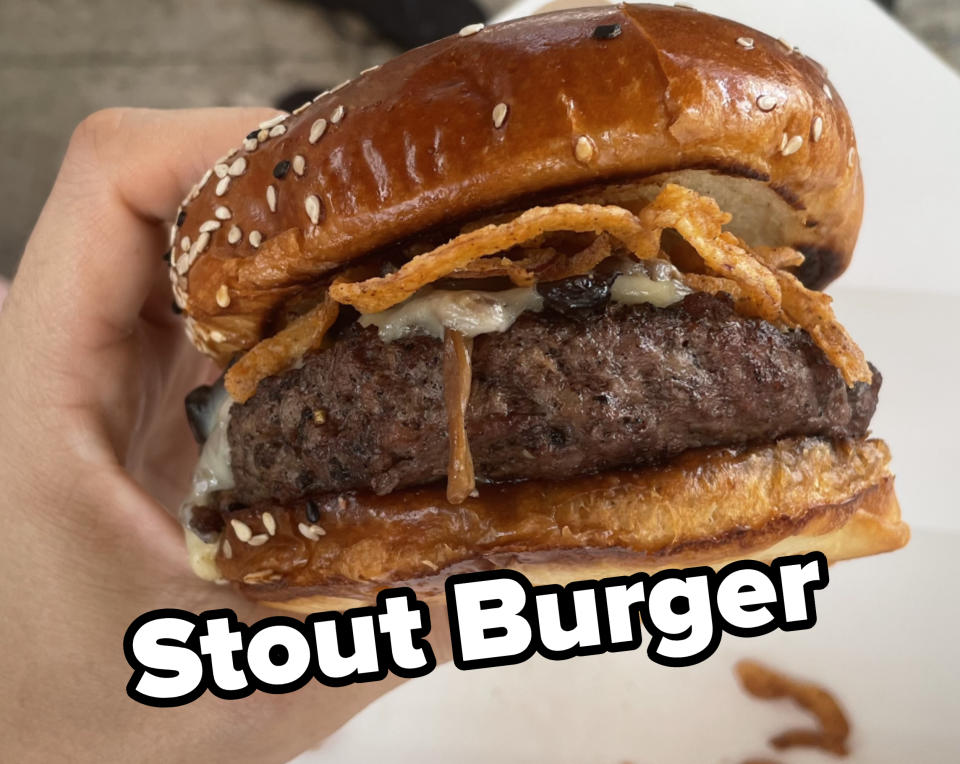 The Stout Burger at Gordon Ramsay Burger in Las Vegas