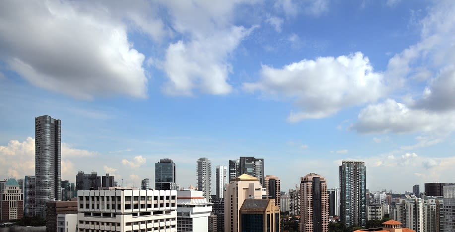 Offices and condominiums at Orchard Road