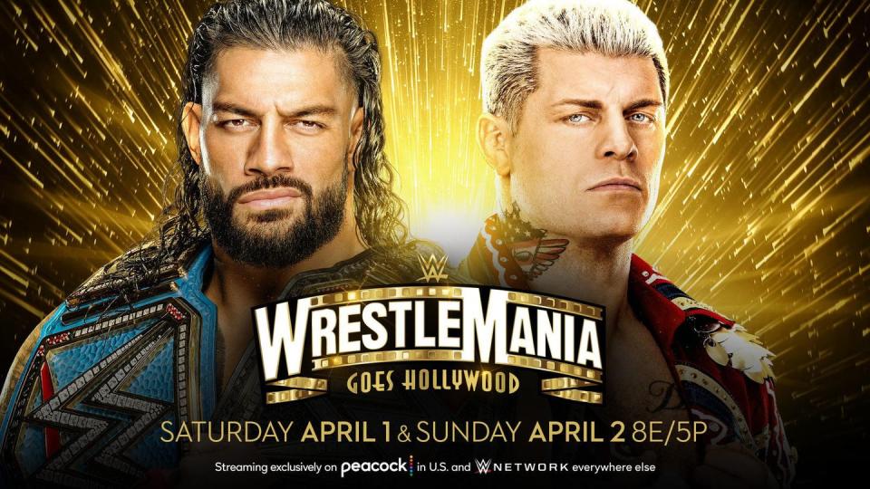 wwe wrestlemania 39 roman reigns vs cody rhodes