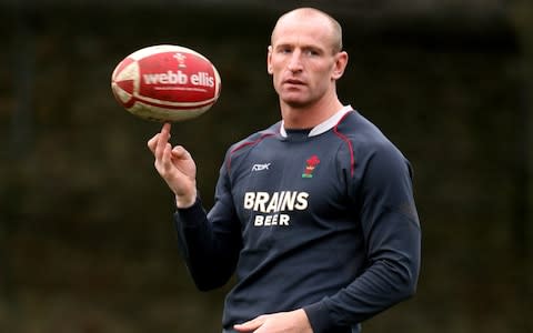 Former Wales rugby captain Gareth Thomas who is taking part in a 140-mile Ironman triathlon, a day after revealing he is HIV positive. Photo taken Jan 21, 2007. - Credit: Anthony Devlin/PA