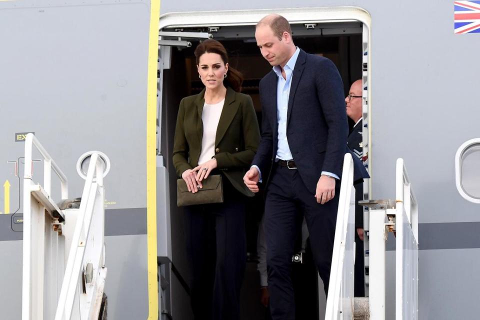 The Duke and Duchess of Cambridge arriving in Cyprus (Getty Images)