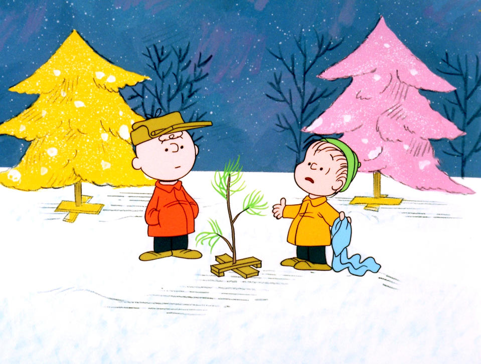 Charlie Brown and Linus wrestle with the meaning of Christmas in 'A Charlie Brown Christmas' (Photo: United Features Syndicate/Courtesy Everett Collection)