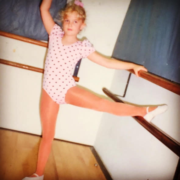 <p>Drew Barrymore, taking a ballet class on a day away from a movie set: “#happyinternationalwomensday … You never know who you will become, but I like being silly! And loving as much as I can possibly love! And I love all things girl! Forever and always! #girlsrule #womenrule” -<a href="https://www.instagram.com/p/BCtOXJitRlX/" rel="nofollow noopener" target="_blank" data-ylk="slk:@drewbarrymore;elm:context_link;itc:0;sec:content-canvas" class="link ">@drewbarrymore</a> (Instagram) <br></p>
