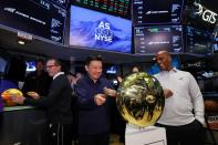 Amer Sports IPO at the NYSE in New York