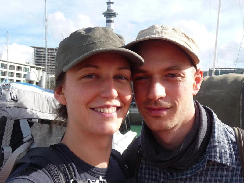 Sebastian Kinzlinger - hier mit Freundin Judith - gibt Weltreisenden auf seiner Webseite www.packliste-reise.de nützliche Tipps zur Vorbereitung der großen Tour. Foto: packliste-reise.de