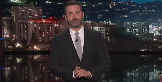 Jimmy Kimmel made an emotional plea for gun reform while talking about Las Vegas — his hometown