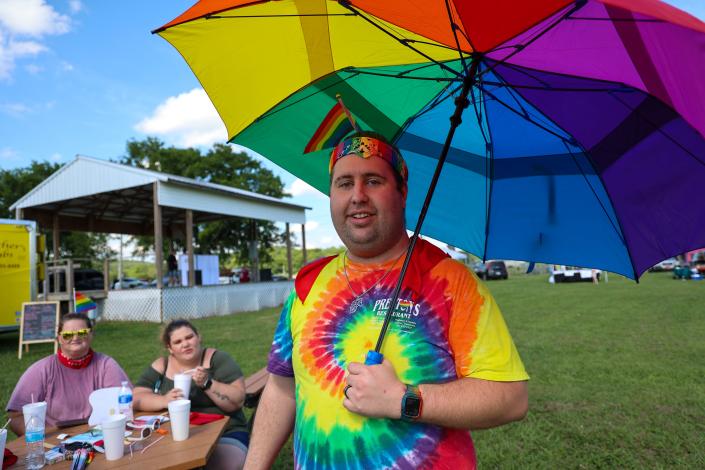 “Equality is something everybody deserves,” Steven Johns says at the second annual Pride festival in Pulaski, Tenn.