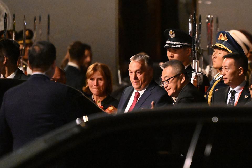 Orban arrives in China (AFP or Licensors)