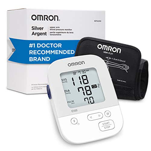 <p><a href="https://clicks.trx-hub.com/xid/hearstcorp_9eb67_mnh?q=https%3A%2F%2Fwww.walmart.com%2Fip%2FOmron-Silver-Blood-Pressure-Monitor-Upper-Arm-Cuff-Digital-Bluetooth-Blood-Pressure-Machine-Storesup-To-80-Readings%2F368768313&p=https%3A%2F%2Fwww.menshealth.com%2Fhealth%2Fg44764506%2Fbest-blood-pressure-monitors%2F&utmSource=yahoo-us&utmCampaign=766&utmMedium=syn" rel="nofollow noopener" target="_blank" data-ylk="slk:Shop Now;elm:context_link;itc:0;sec:content-canvas" class="link ">Shop Now</a></p><p>Silver Blood Pressure Monitor</p><p>walmart.com</p><p>$78.98</p>