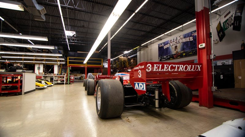 Mario Andretti's Newman/Haas Racing Number 3 Electrolux Indycar