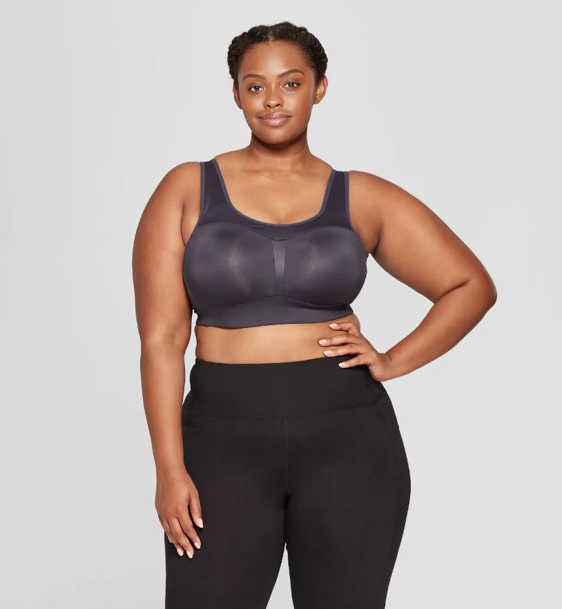 This bra comes in sizes 40C to 44DD. <a href="https://fave.co/2YNEwKB" target="_blank" rel="noopener noreferrer">Get it for $25 at Target</a>.