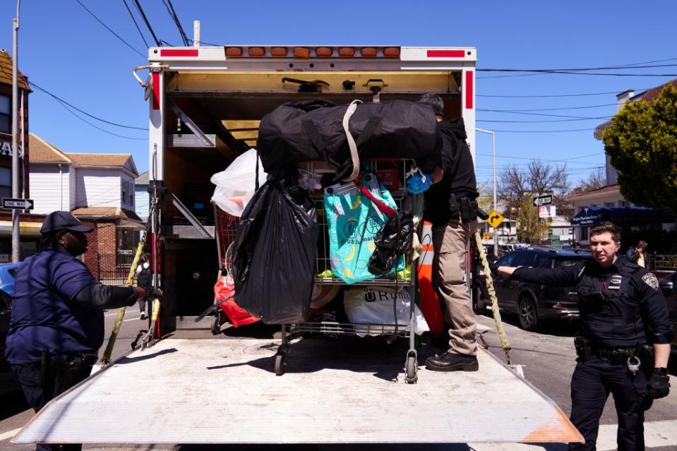 When asked if he had a permit to sell his goods, he said, “No, but we’re not stealing. No one does anything against the people who are actually stealing. But they come after us.” James Keivom