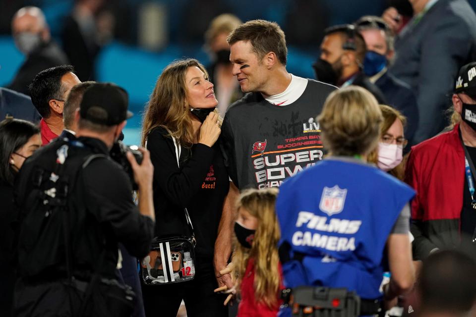 Gisele and Tom in better days.