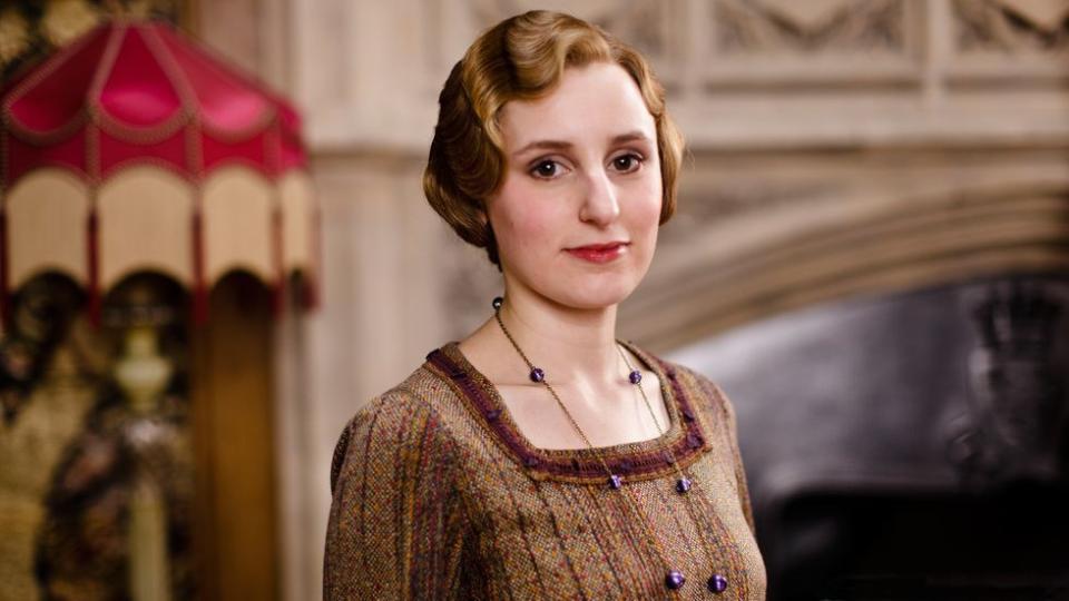 Laura Carmichael was working in a doctor's office when she got the part.