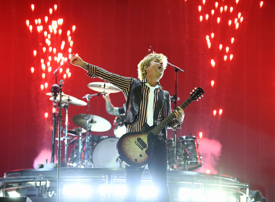 Green Day onstage